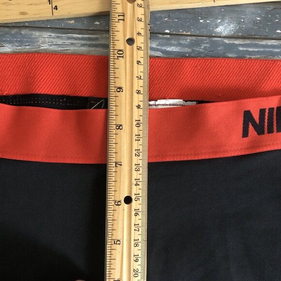 Nike Pro Shorts Womens XL Black Dri-Fit Spandex Compression Sliding Sport - Picture 7 of 9